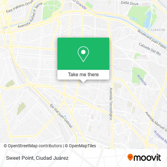 Sweet Point map