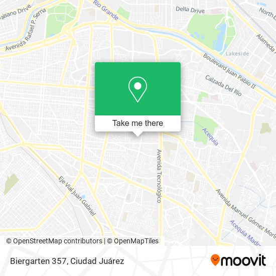 Mapa de Biergarten 357