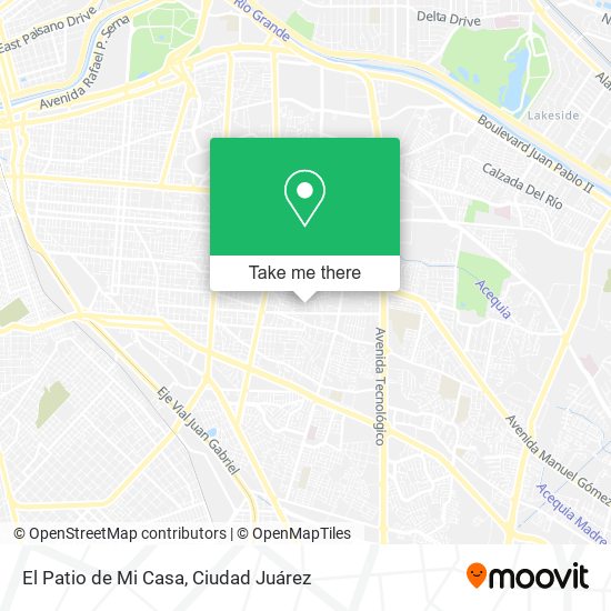 Mapa de El Patio de Mi Casa