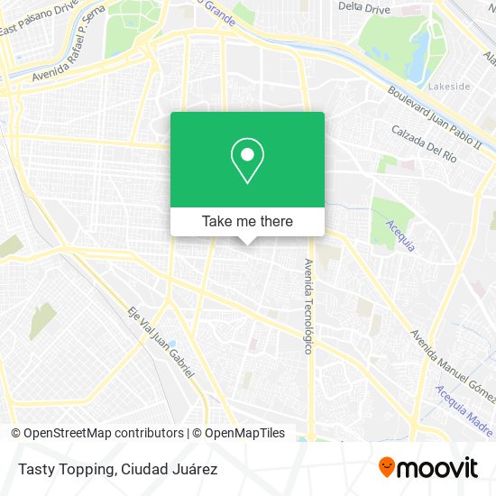 Tasty Topping map