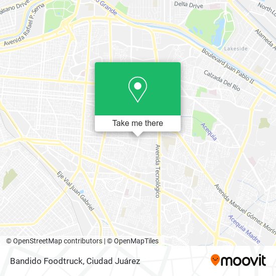 Mapa de Bandido Foodtruck