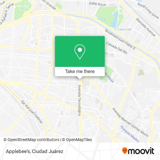 Mapa de Applebee's