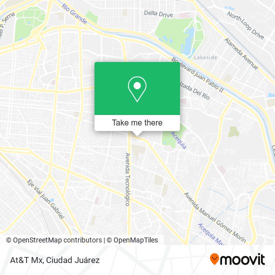 Mapa de At&T Mx