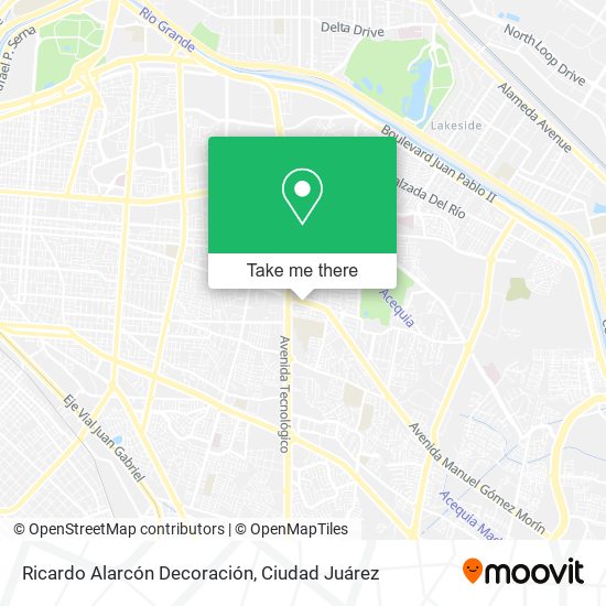 Ricardo Alarcón Decoración map