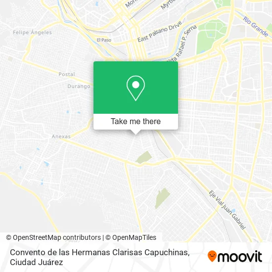 Mapa de Convento de las Hermanas Clarisas Capuchinas