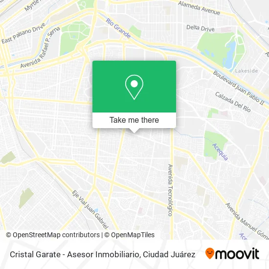 Cristal Garate - Asesor Inmobiliario map