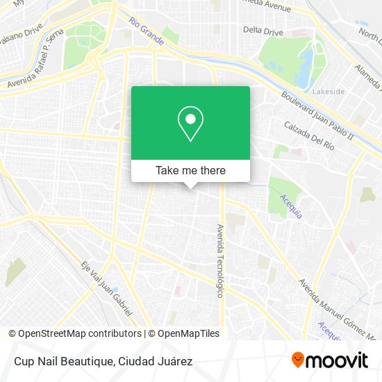 Cup Nail Beautique map