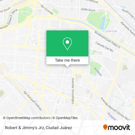 Robert & Jimmy's Jrz map