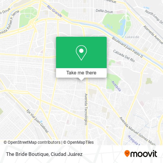 The Bride Boutique map