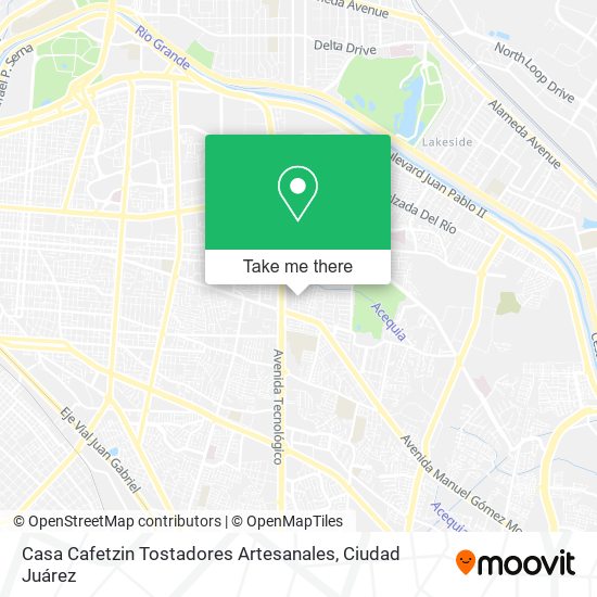 Casa Cafetzin Tostadores Artesanales map