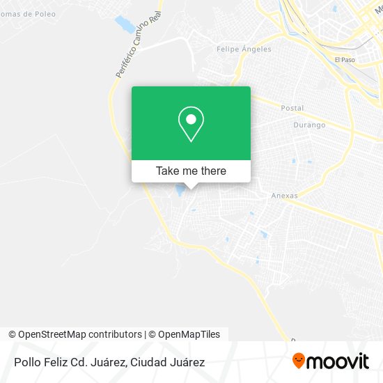 Pollo Feliz Cd. Juárez map