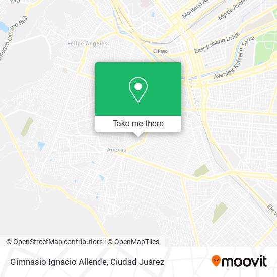 Gimnasio Ignacio Allende map