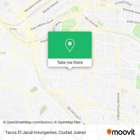 Mapa de Tacos El Jacal-Insurgentes