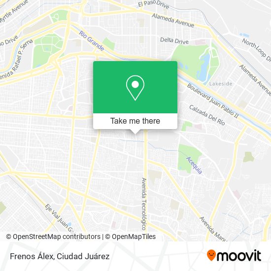 Frenos Álex map