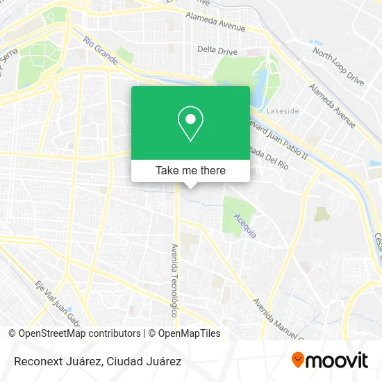 Reconext Juárez map