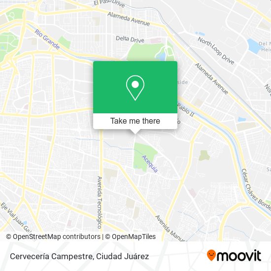 Mapa de Cervecería Campestre