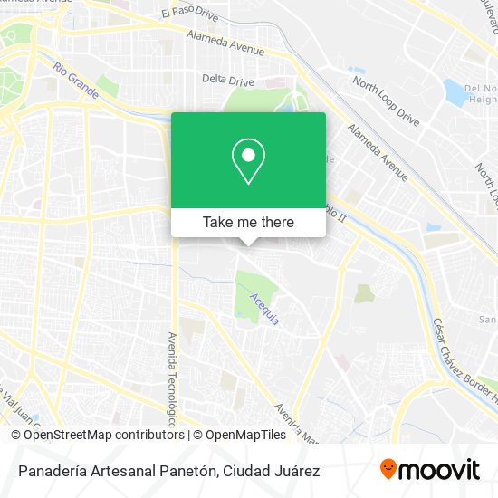 Mapa de Panadería Artesanal Panetón