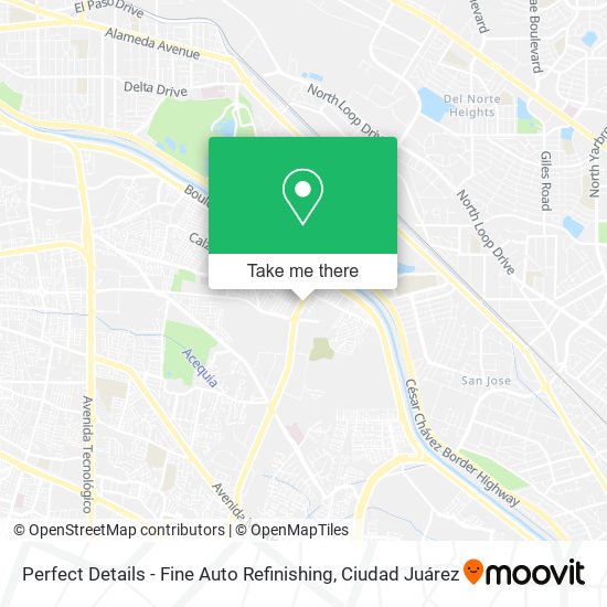 Perfect Details - Fine Auto Refinishing map
