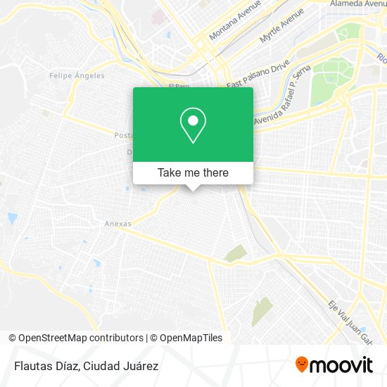 Flautas Díaz map