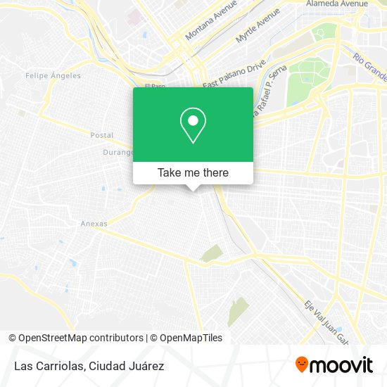 Mapa de Las Carriolas