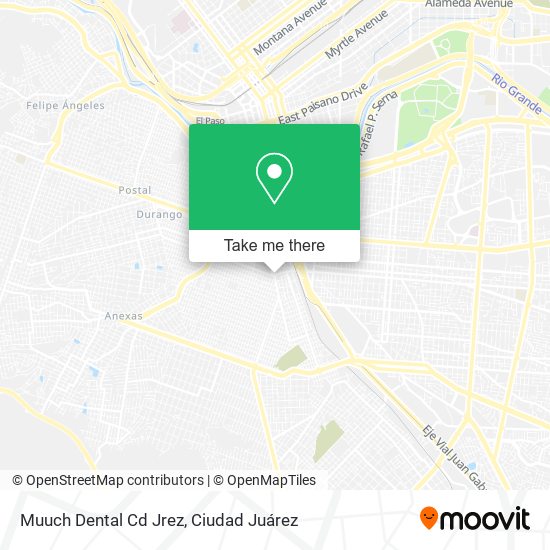 Mapa de Muuch Dental Cd Jrez