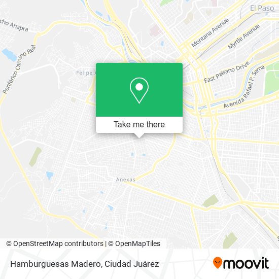 Hamburguesas Madero map
