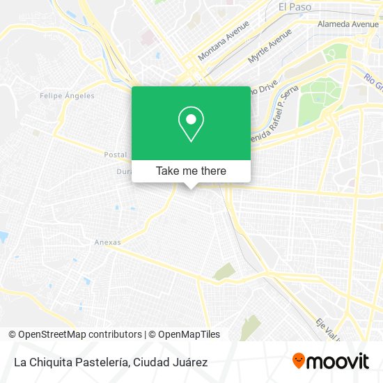 La Chiquita Pastelería map