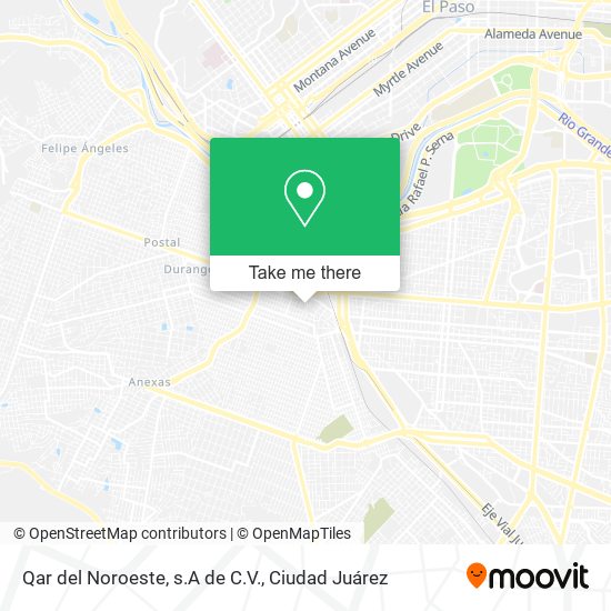 Qar del Noroeste, s.A de C.V. map