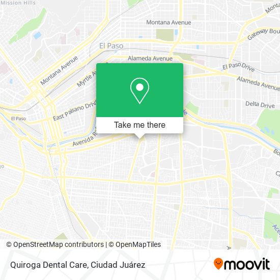 Mapa de Quiroga Dental Care