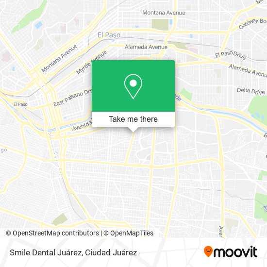 Smile Dental Juárez map