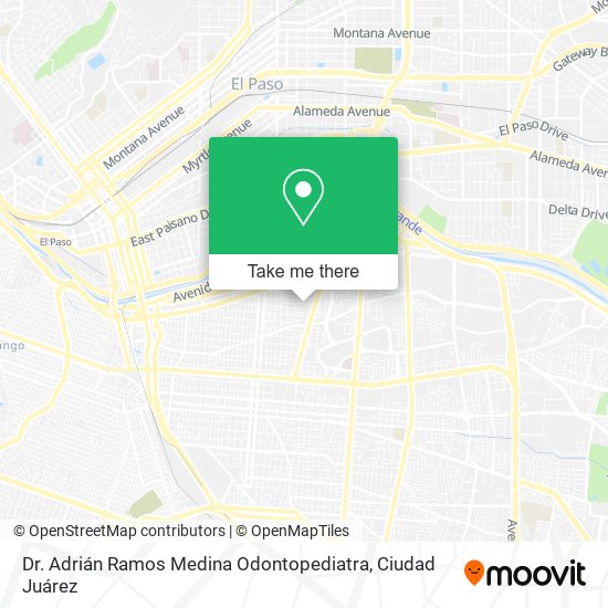 Mapa de Dr. Adrián Ramos Medina Odontopediatra