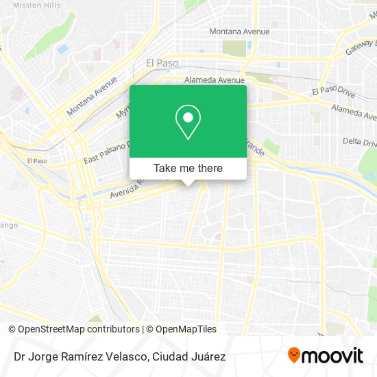 Dr Jorge Ramírez Velasco map