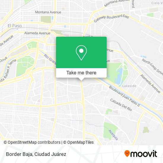 Mapa de Border Baja