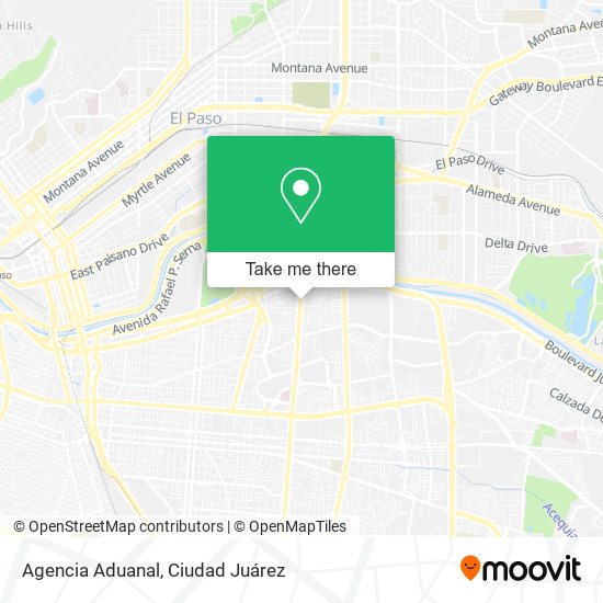 Mapa de Agencia Aduanal