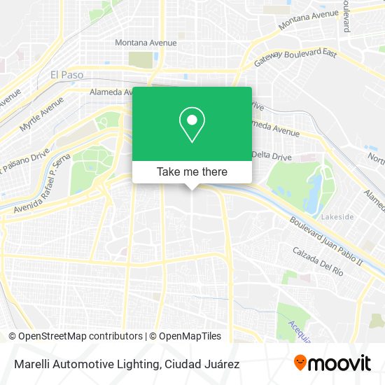 Marelli Automotive Lighting map