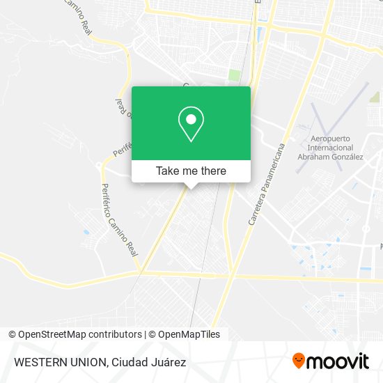 WESTERN UNION map