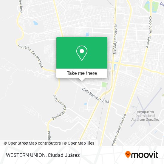 WESTERN UNION map