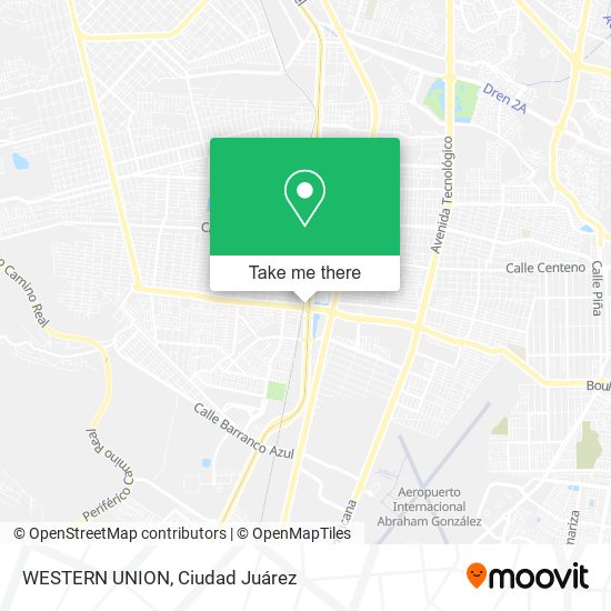 WESTERN UNION map