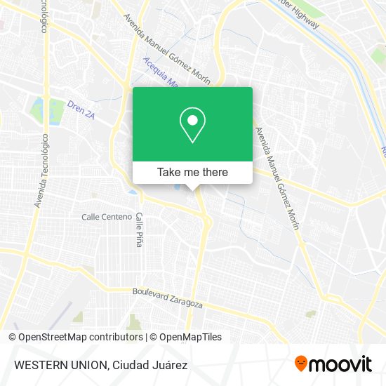 Mapa de WESTERN UNION