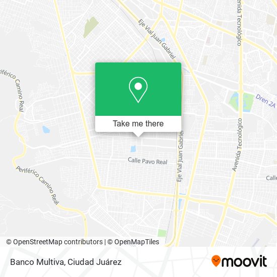 Banco Multiva map