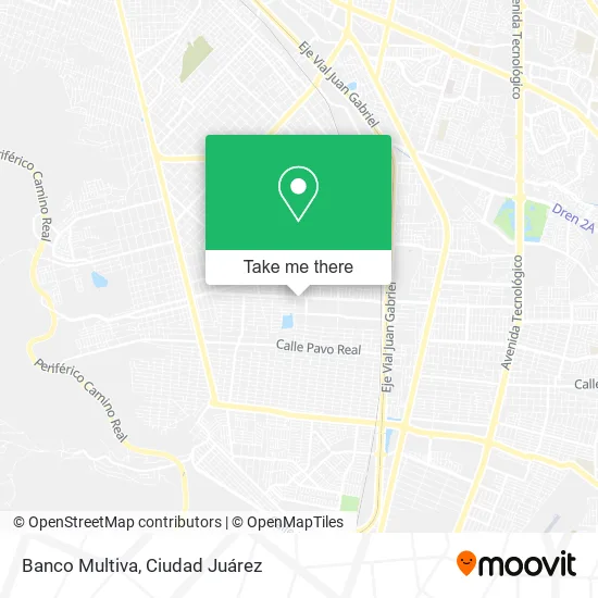 Mapa de Banco Multiva