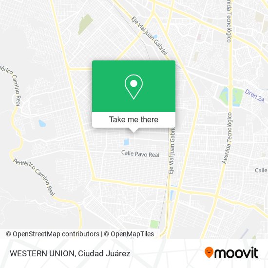WESTERN UNION map