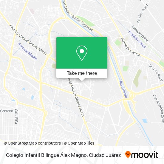 Colegio Infantil Bilingue Álex Magno map