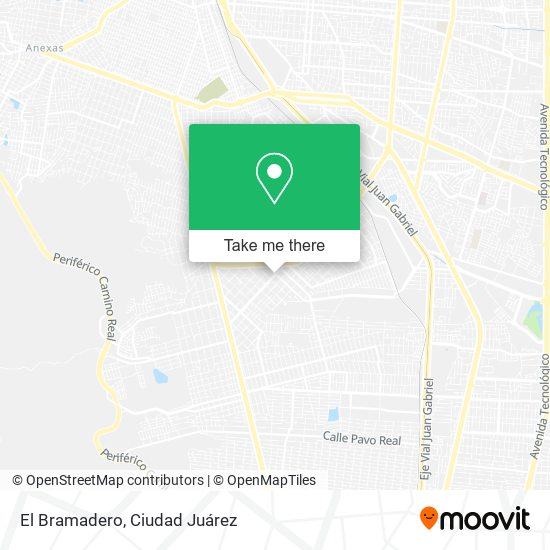 Mapa de El Bramadero