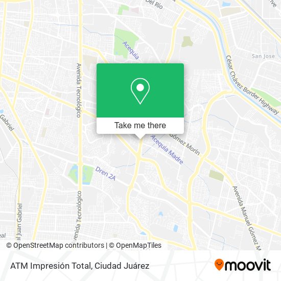 Mapa de ATM Impresión Total