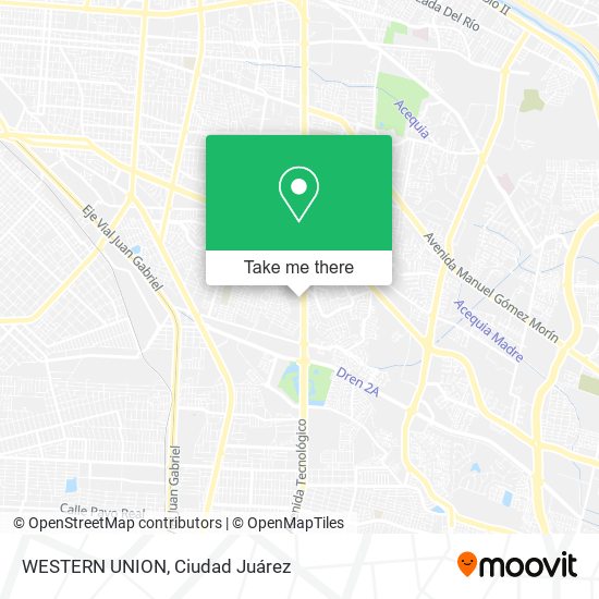 WESTERN UNION map