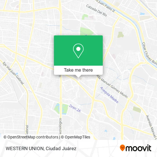 Mapa de WESTERN UNION