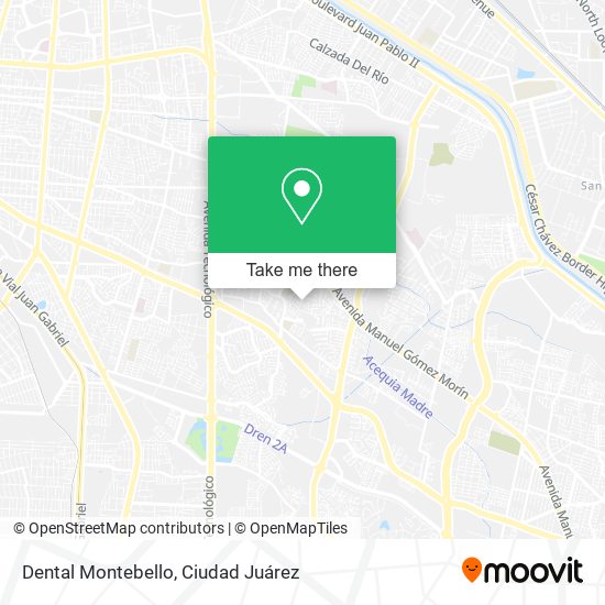 Dental Montebello map