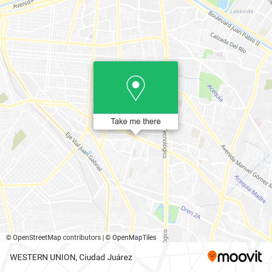 WESTERN UNION map