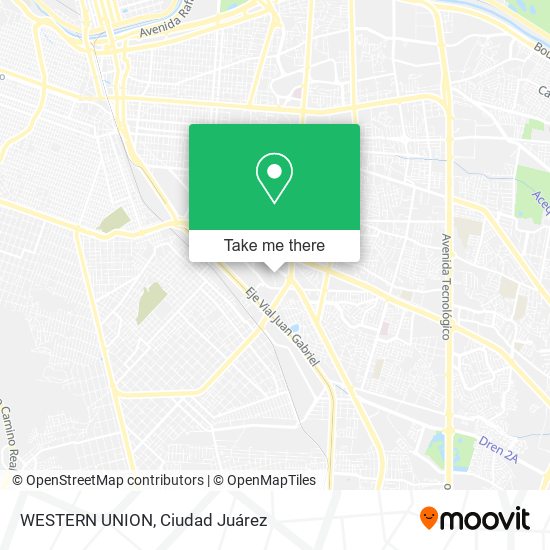 WESTERN UNION map